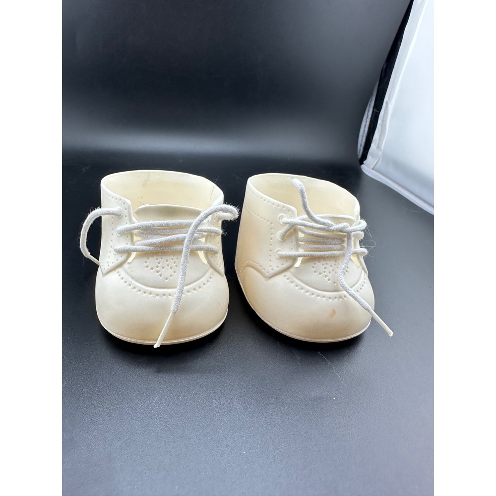 White Cabbage Patch Kids Doll Oxford Shoes 1980s Vtg‎ READ Coleco - H